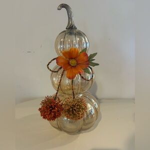 3 Tier Glass Pumpkin